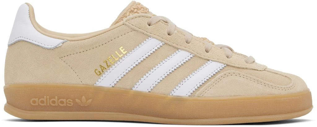 Adidas Beige Gazelle Indoor Sneakers 1