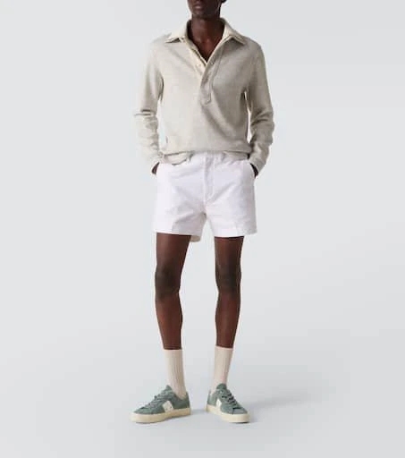 Tom Ford Cambridge leather-trimmed suede sneakers 2