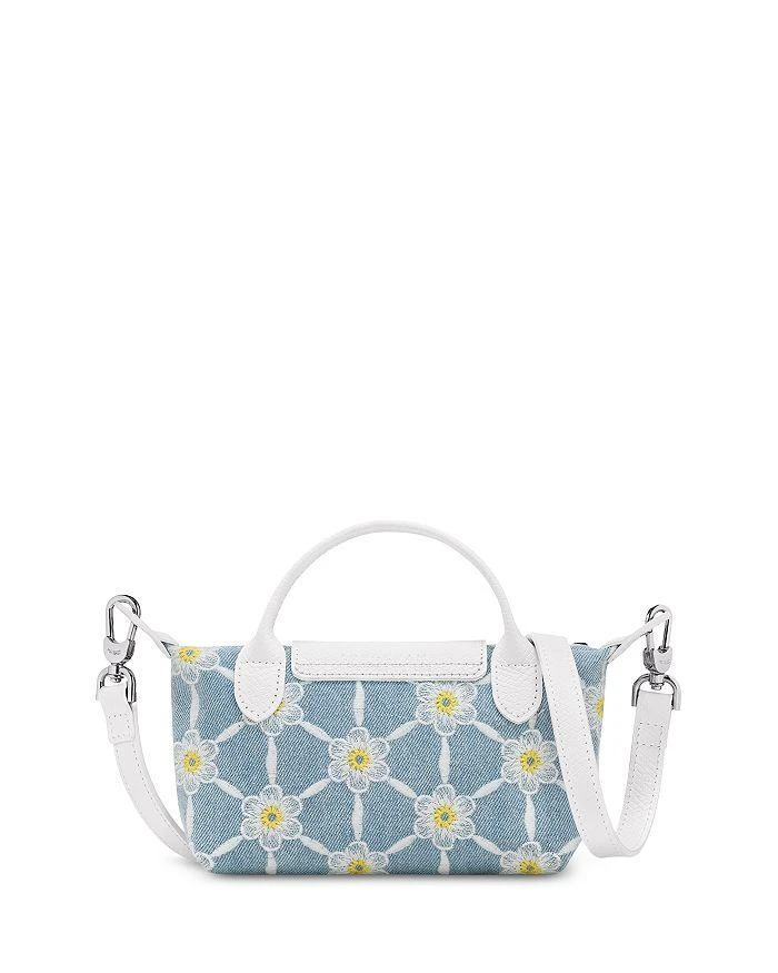 Longchamp Le Pliage Marguerites Daisy Denim Mini Pouch Crossbody 4