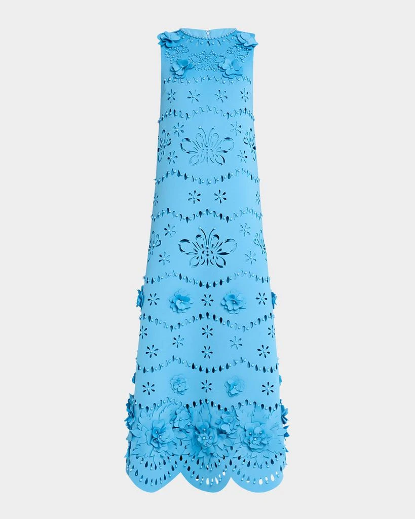 Cutout Beaded Floral Applique Gown  On Sale Now with Up to 25% Off |  Discover Exclusive Deals & Savings at BeyondStyle  Authentic Badgley  Mischka women|Women|gowns|women's clothing|dresses with Limited-Time  Discounts, Free