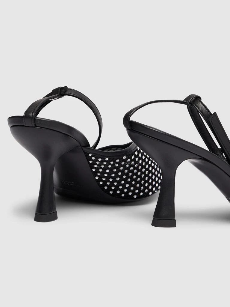 Christopher Esber 70mm Minette Veiled Mesh Heels 3