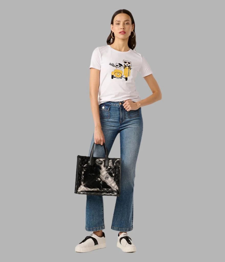 Karl Lagerfeld Paris KARL AND CHOUPETTE MOPED TEE 4