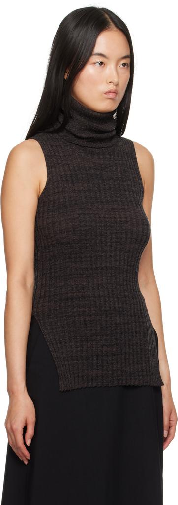 La Collection Brown Fay Turtleneck