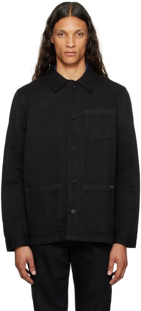 Nudie Jeans Black Barney Jacket 1