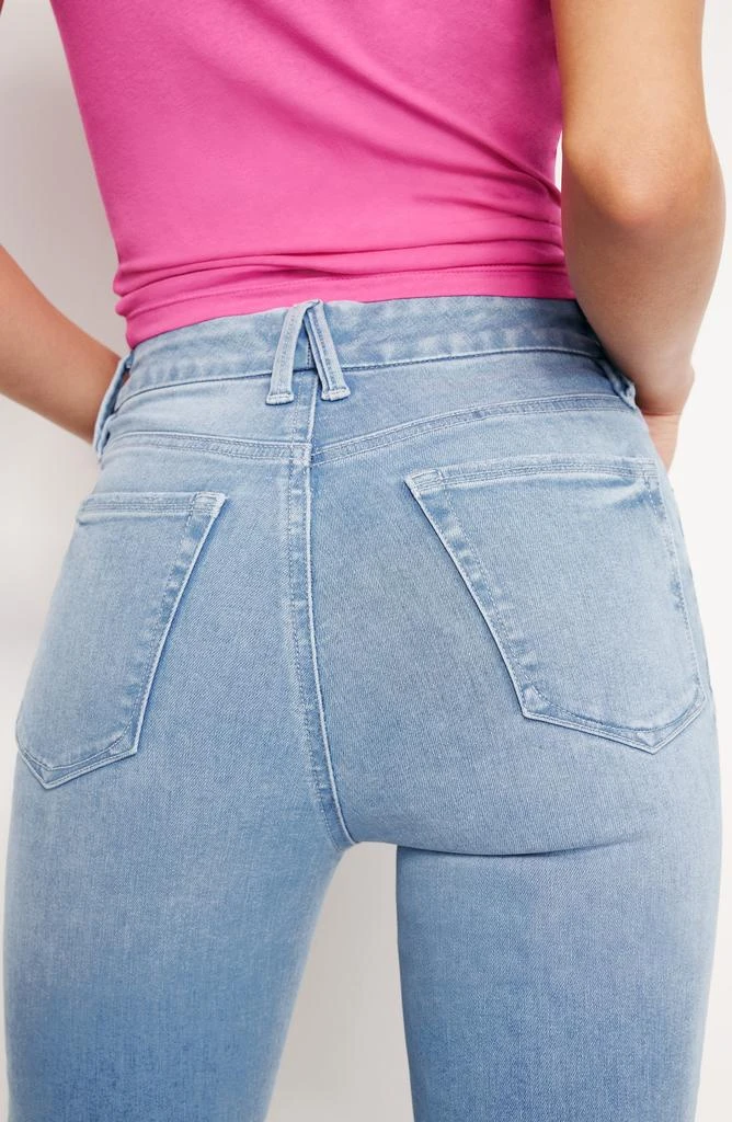 Good American Always Fit Good Classic Ripped Skinny Jeans 4