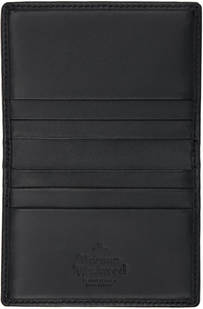 Vivienne Westwood Black Embossed Card Holder - Bags