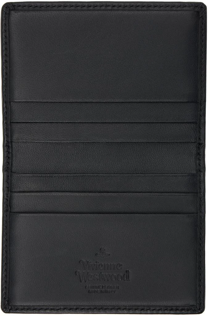 Vivienne Westwood Black Embossed Card Holder 3
