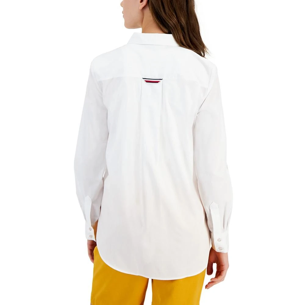 Tommy Hilfiger Women's Cotton Chest-Pocket Shirt 2