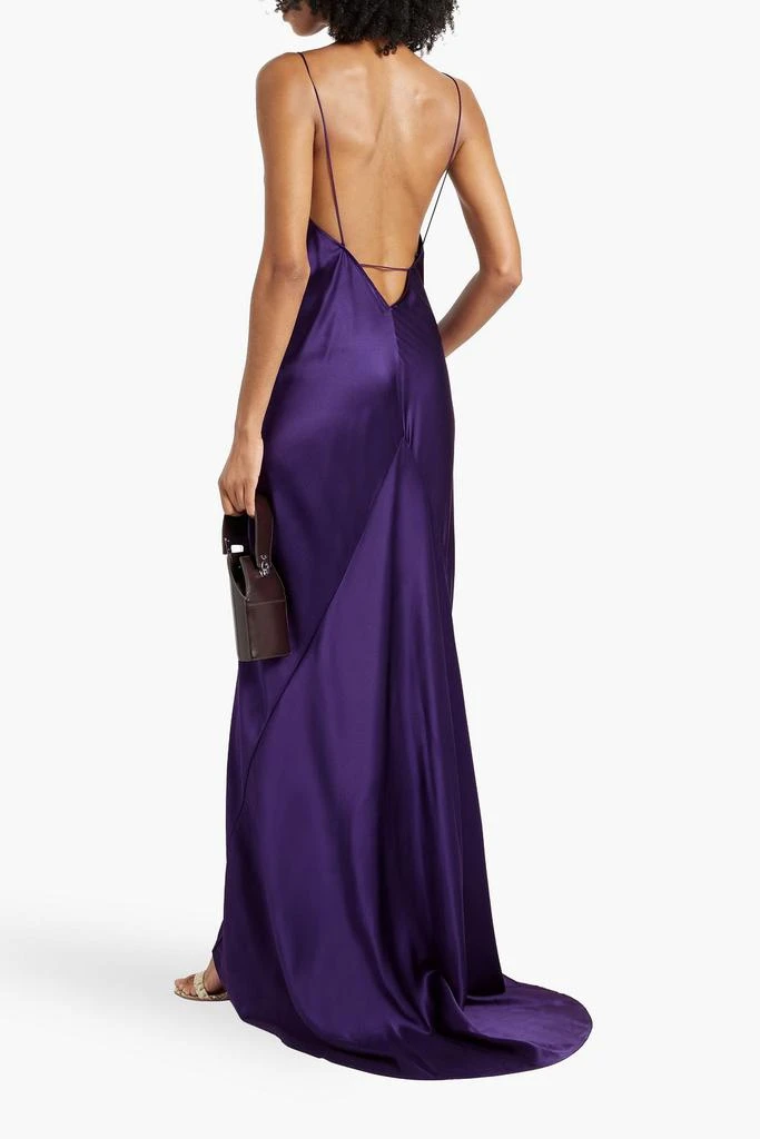 Nili Lotan Elizabeth silk-satin gown 3