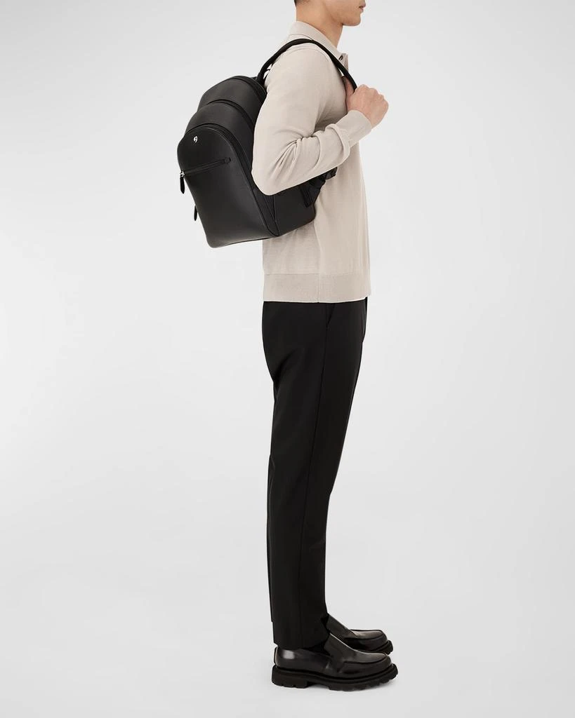 MontBlanc Men's Sartorial Leather Backpack 2