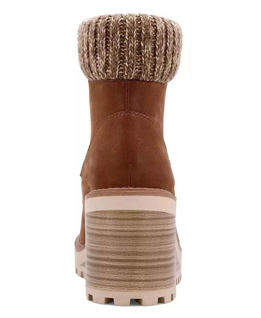 MIA Women's Chaz Lug Sole Wedge Booties 2