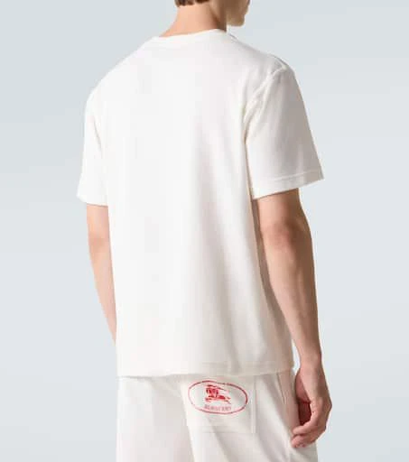 Burberry Logo cotton-blend jersey T-shirt 4