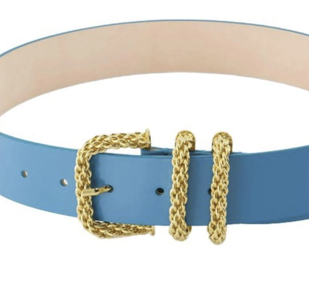 by FAR Belt - Leather - Blue 2