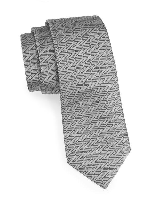 Giorgio Armani Lineare Jacquard Silk Tie
