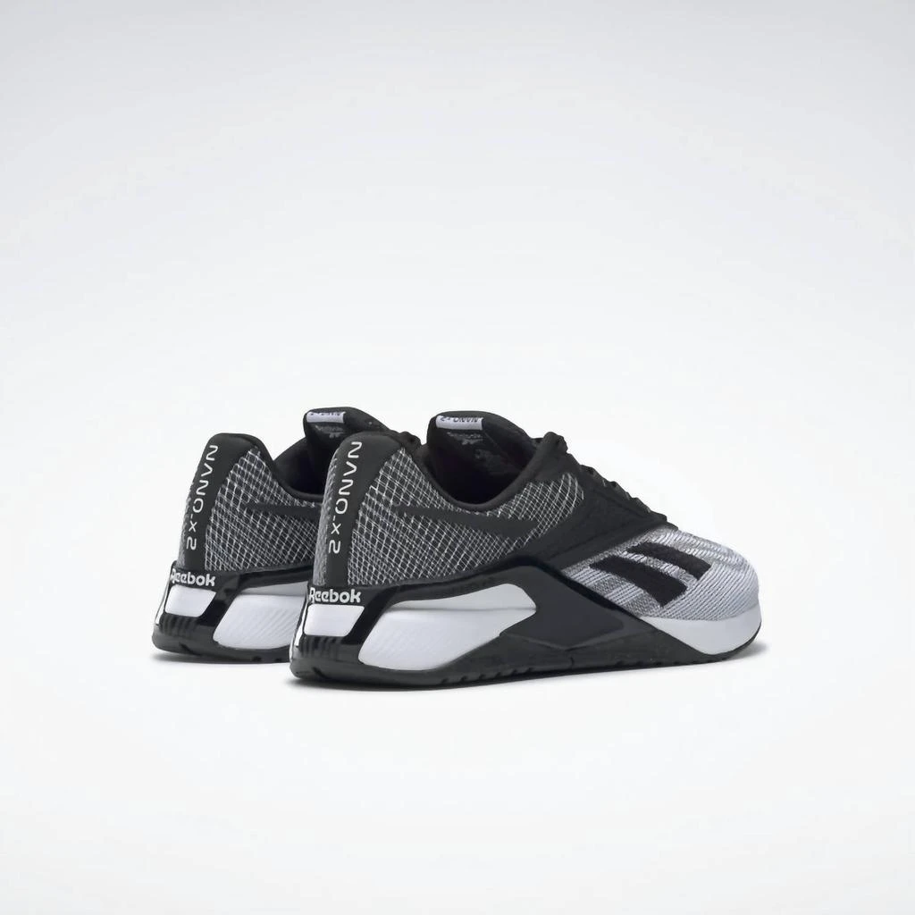 Reebok Women's Nano X2 Running Shoes In Footwear White/core Black/pure Grey 6 3