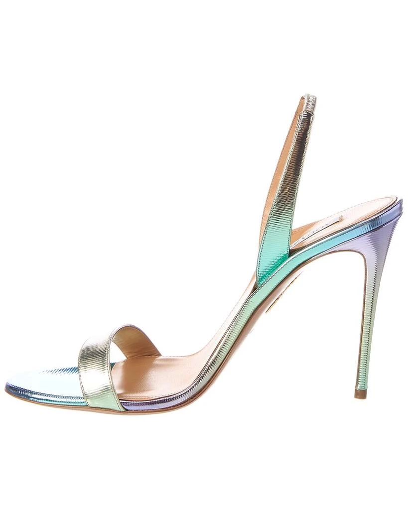 Aquazzura So Nude 105 Leather Slingback Sandal 2