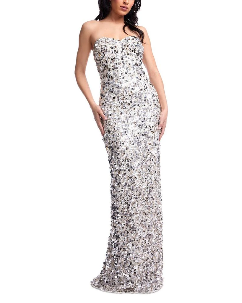 Dress The Population Vada Sequin Sweetheart Gown 1