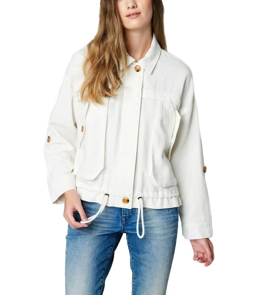 Blank NYC Linen Utility Jacket in Great Catch 1