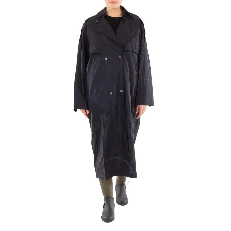 Moncler Deva Logo-Patch Trench Coat 1