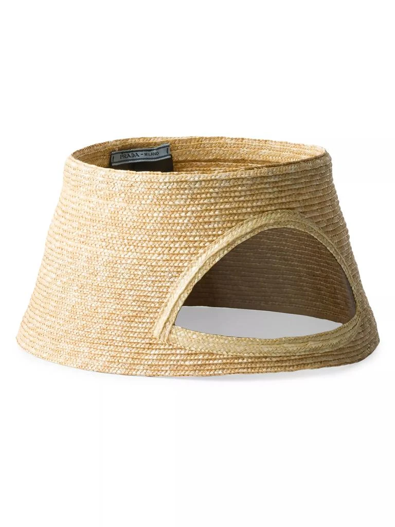 Prada Straw Visor Cap 1