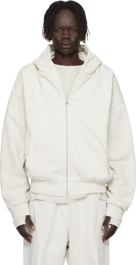 トップス ERL Off-White Logo Hoodie Hoodie_White_Red_A_38e2a8a0-