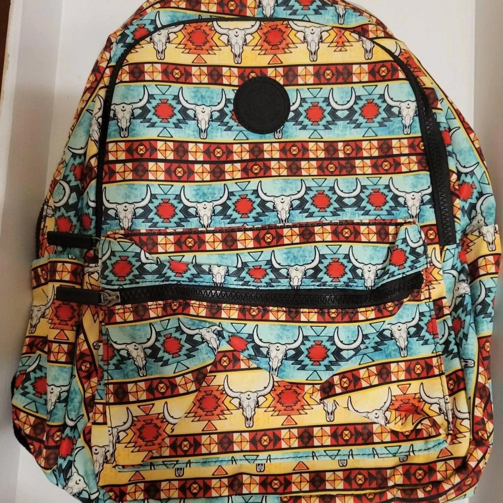 Montana West Montana West - Bull Skull Aztec Western Backpack