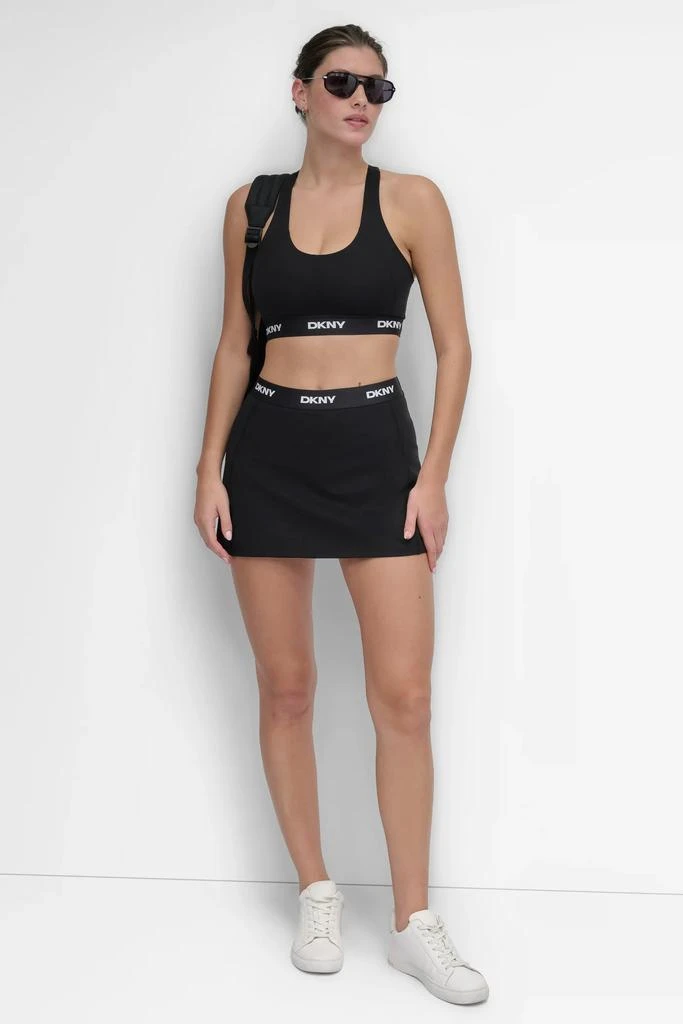 DKNY LOGO ELASTIC SCOOP NECK RACERBACK BRA 5