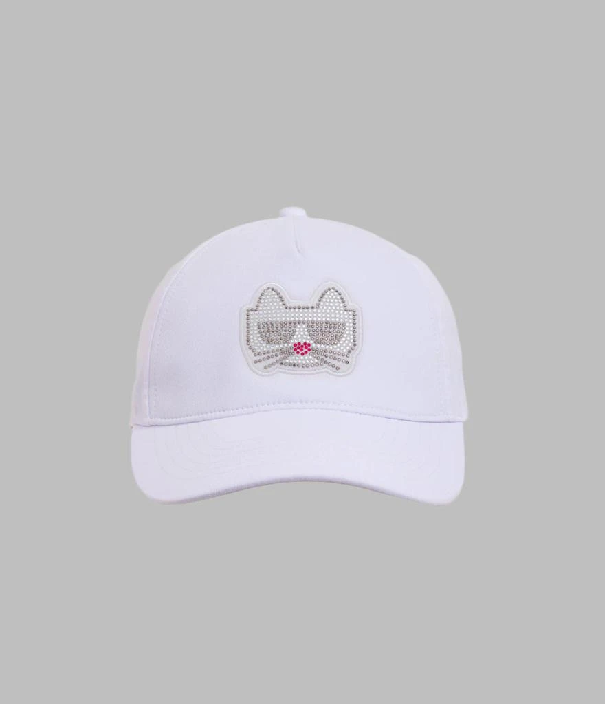 Karl Lagerfeld Paris EMBELLISHED CHOUPETTE BASEBALL CAP 1