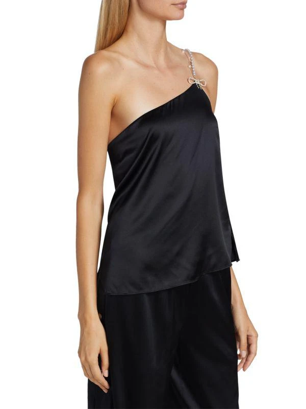 CAMI NYC Dariah One Shoulder Embellished Top 3