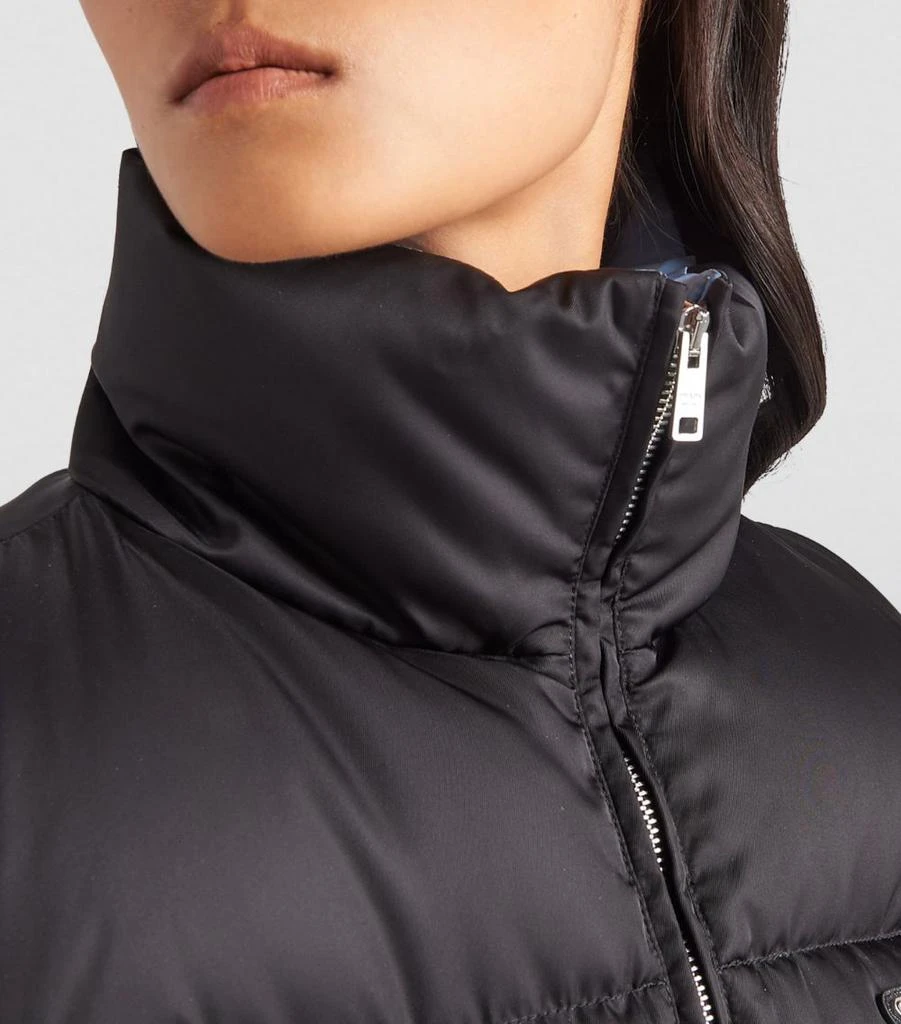 Prada Crop Re-Nylon Puffer Jacket 3
