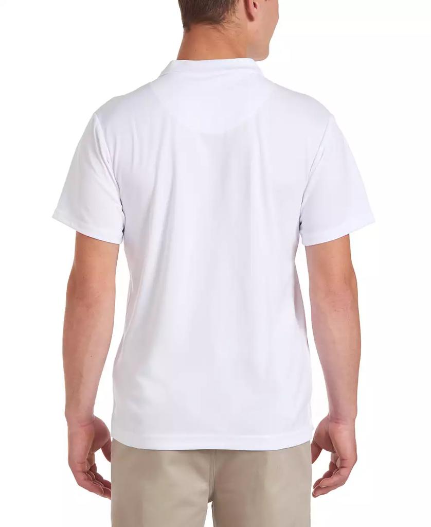 Nautica Young Men Uniform Short Sleeve Performance Stretch Polo