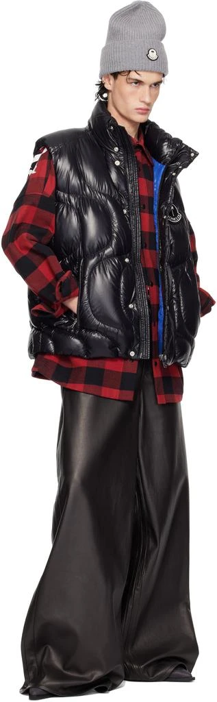 Moncler Moncler x Palm Angels Black Gwenyth Down Vest 4