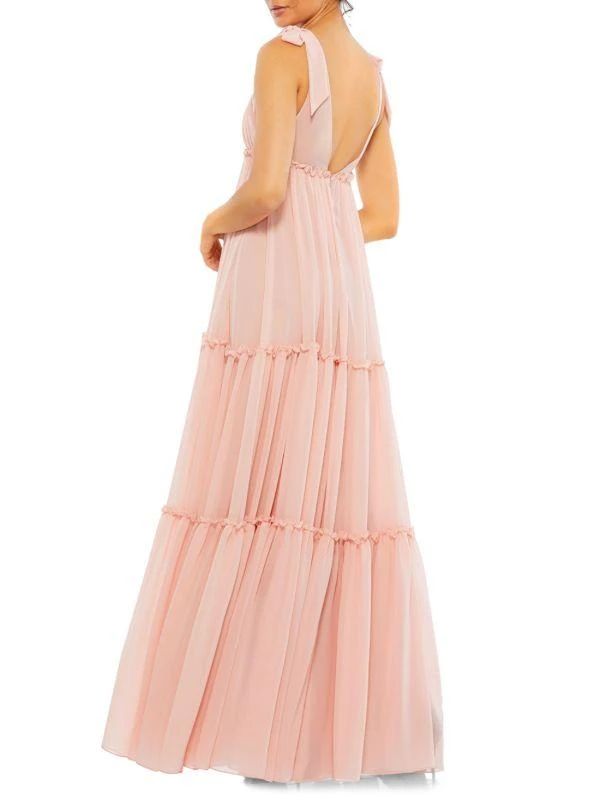Mac Duggal Plunging V-Neck Tiered Gown 2