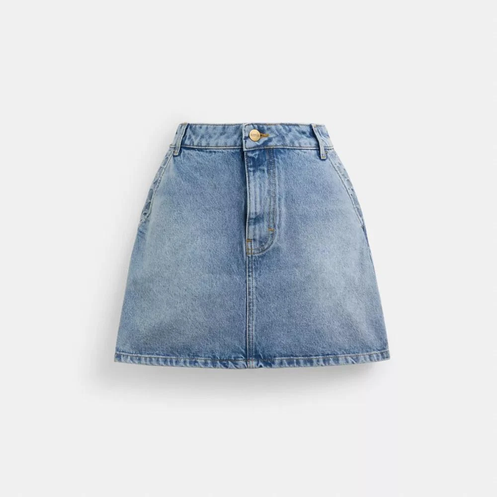 Coach Denim Skirt 1