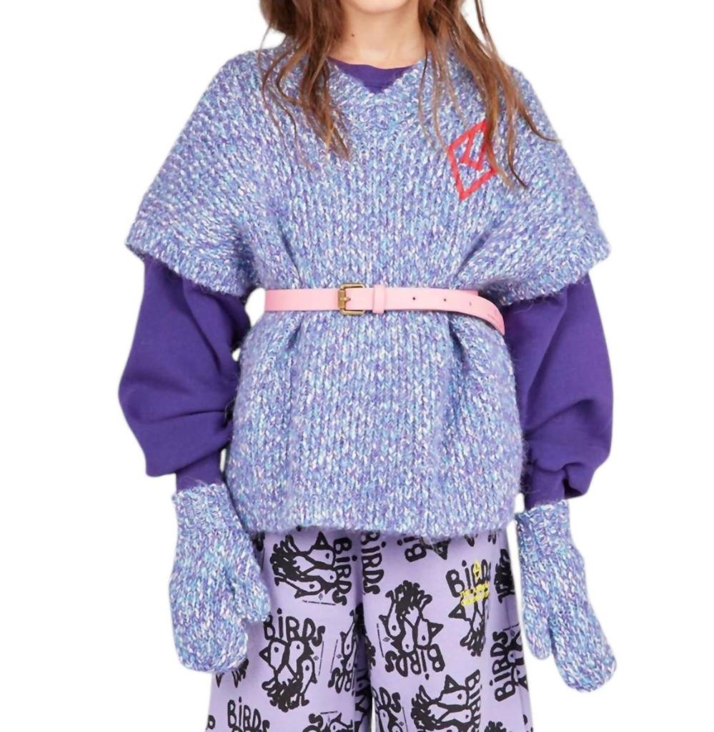 The Animals Observatory The Animals Observatory - Kid's Bat Knit Vest