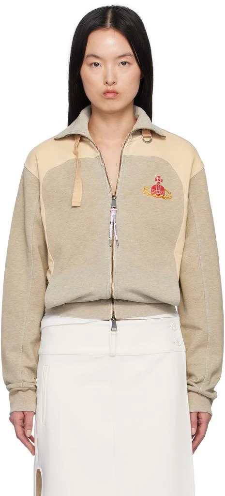 Vivienne Westwood Gray & Beige Alien Track Jacket 1