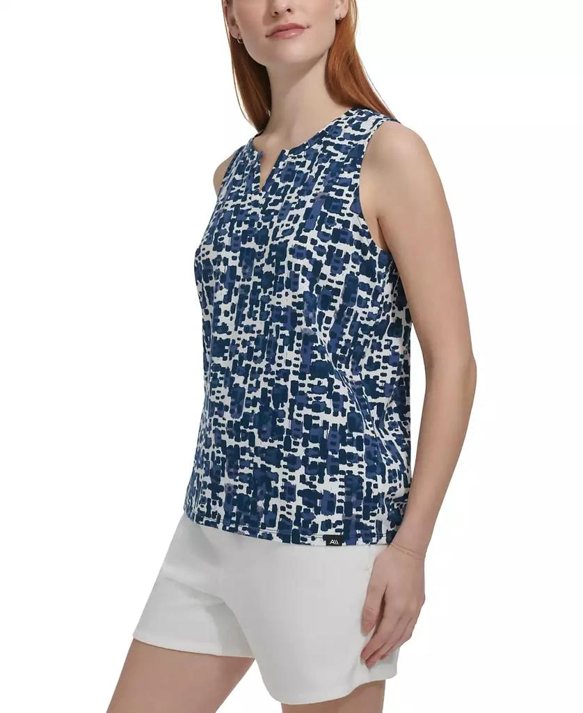 Marc New York by Andrew Marc Women's Cotton Abstract-Print Tank Top 3