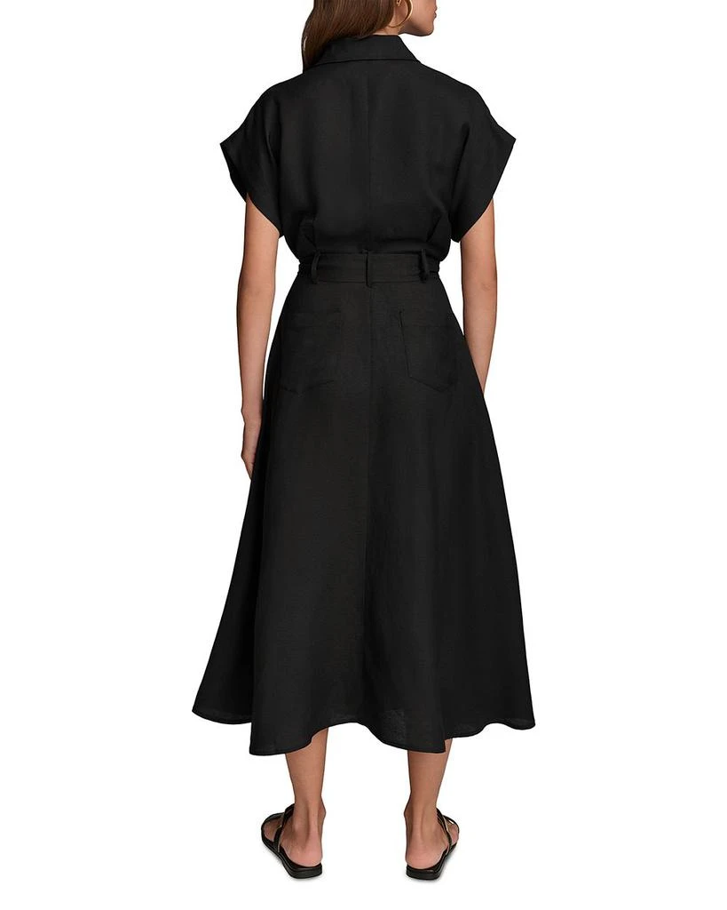 Donna Karan Belted Midi Dress 3