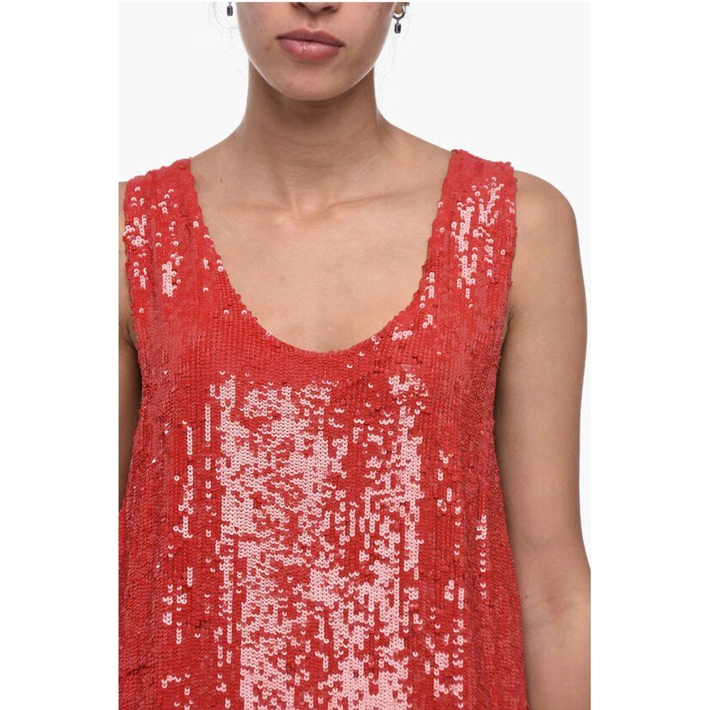 Parosh Sequined Tank Women's Top 3