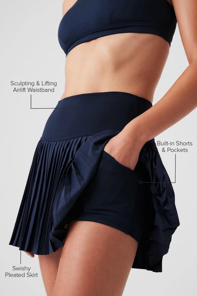 Alo Grand Slam Tennis Skirt - Navy 2