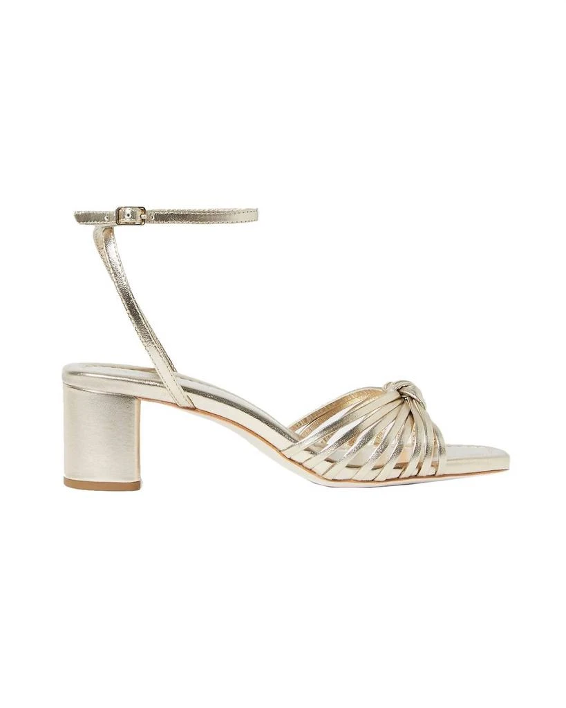 Loeffler Randall Loeffler Randall - Women's Olivia Leather Knot Mid Heel Sandal 2