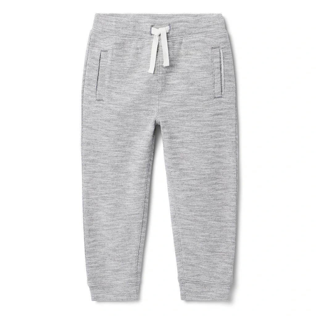 Janie and Jack Herringbone Joggers (Toddler/Little Kids/Big Kids) 1