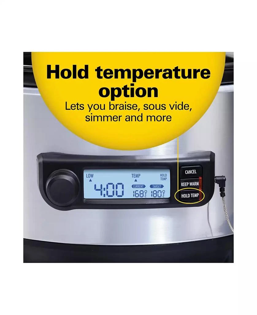 Hamilton Beach Temp Tracker 6 Qt. Slow Cooker - 33867 5
