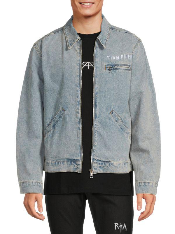 RTA Cruz Denim Trucker Jacket