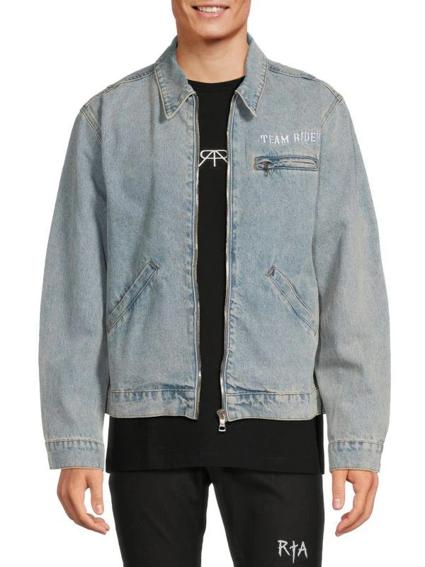 RTA Cruz Denim Trucker Jacket 1