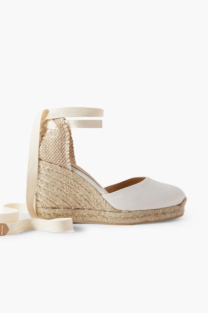 CASTAÑER Carina 80 canvas wedge espadrilles