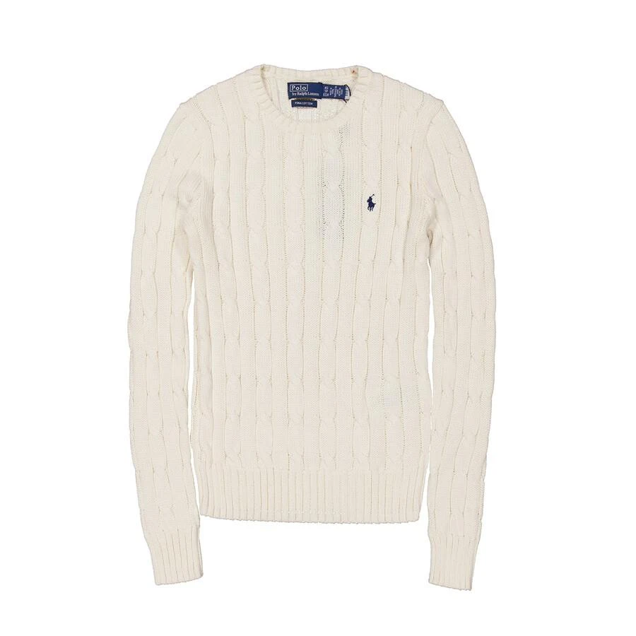 Ralph Lauren Cable-Knit Cotton Sweatshirt