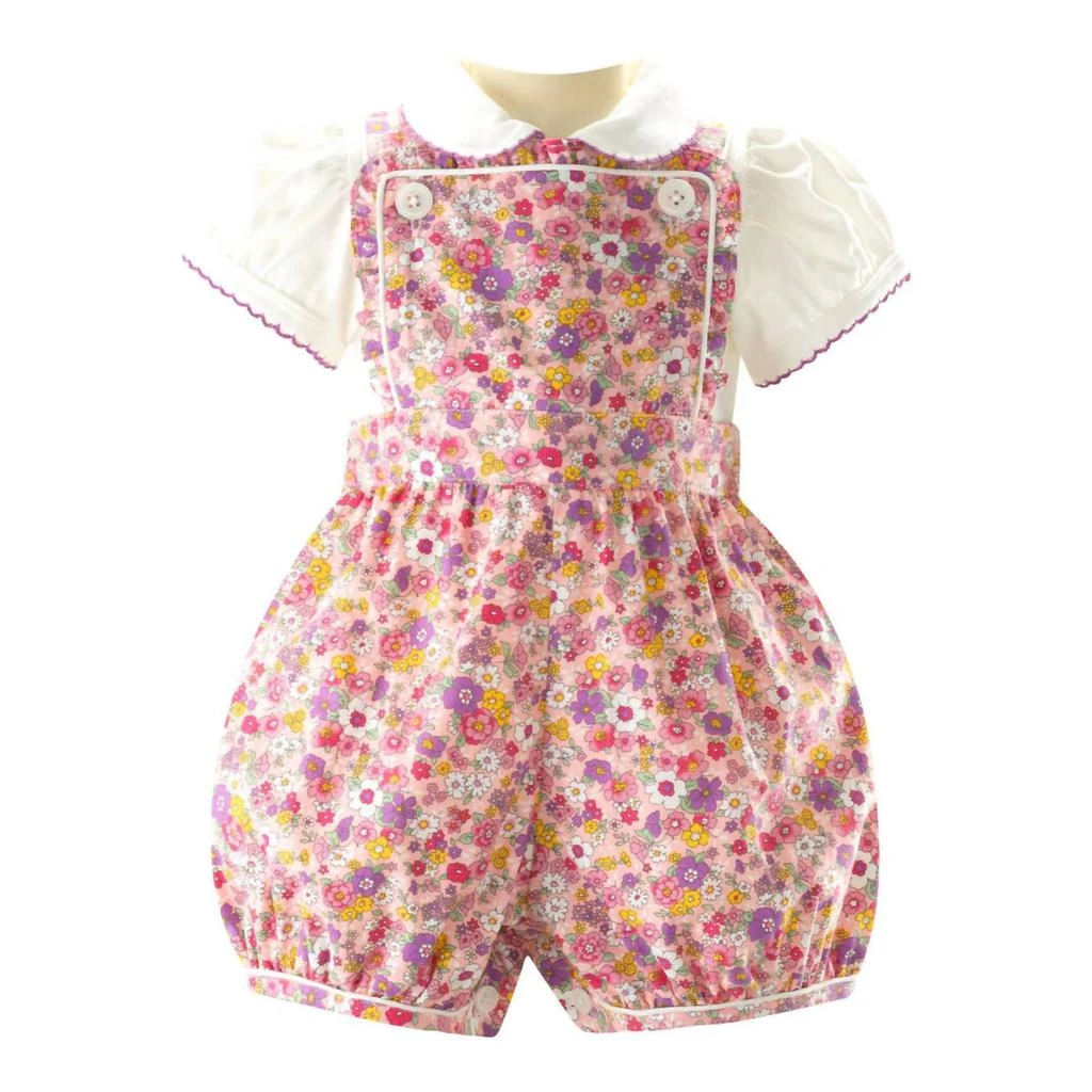 Rachel Riley Rachel Riley - Floral Dungaree Set 2