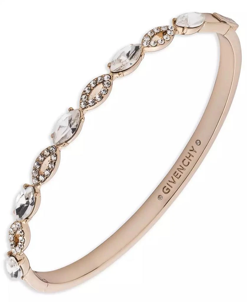 Givenchy Crystal Stone Gold-Tone Bangle Bracelet 1