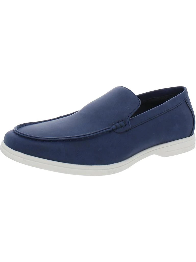 Alfani Porter Mens Faux Leather Memory Foam Loafers 4